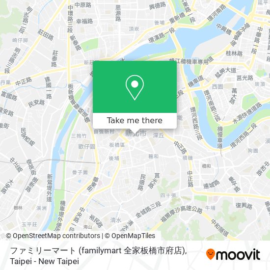 ファミリーマート (familymart 全家板橋市府店)地圖