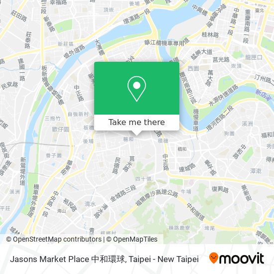 Jasons Market Place 中和環球 map