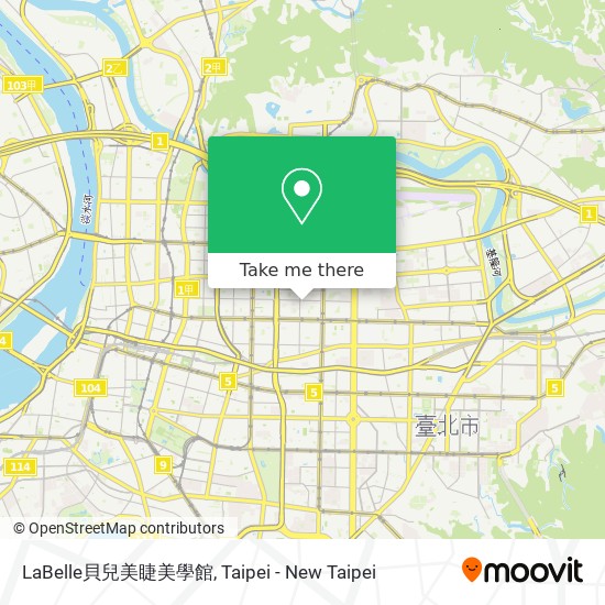 LaBelle貝兒美睫美學館 map