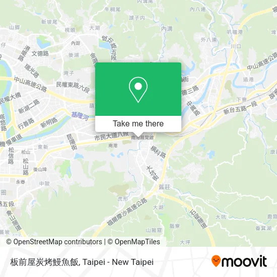 板前屋炭烤鰻魚飯地圖