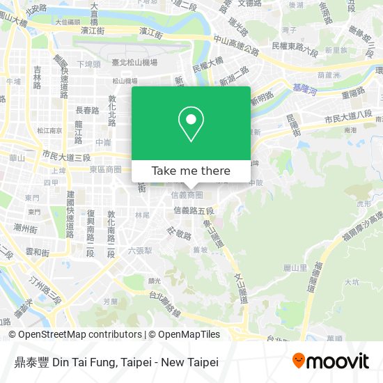 鼎泰豐 Din Tai Fung map