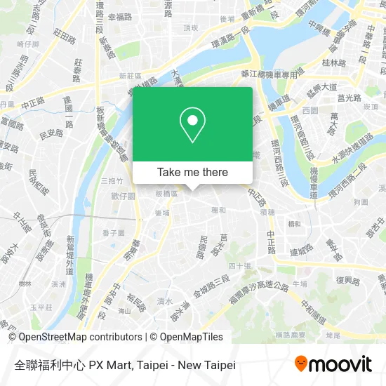全聯福利中心 PX Mart地圖