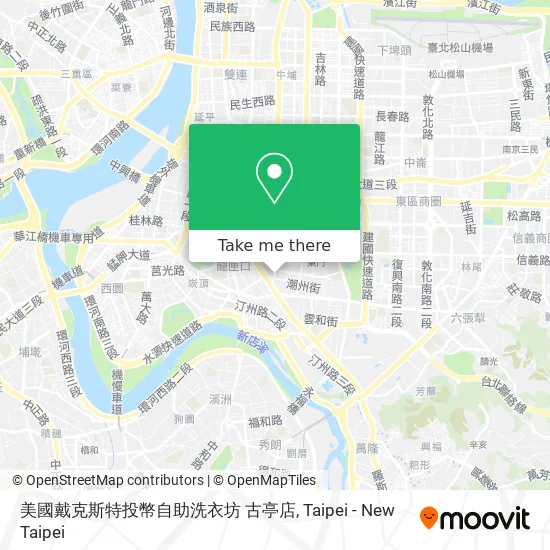 美國戴克斯特投幣自助洗衣坊 古亭店 map