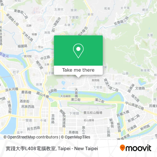 實踐大學L408電腦教室地圖