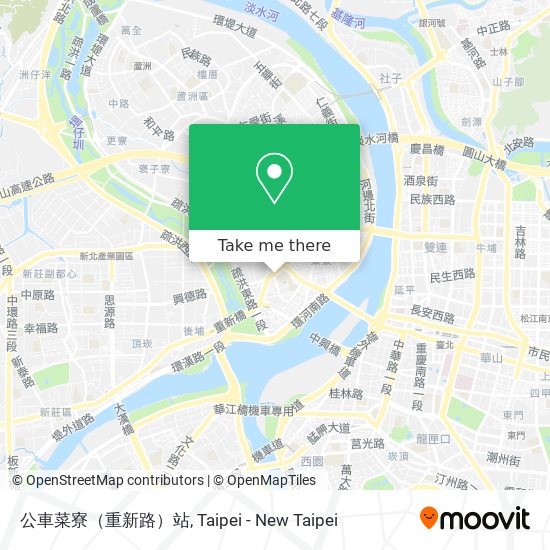 公車菜寮（重新路）站 map
