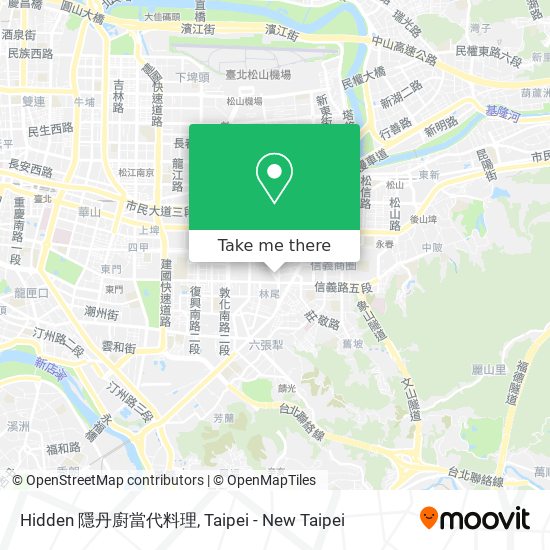 Hidden 隱丹廚當代料理 map