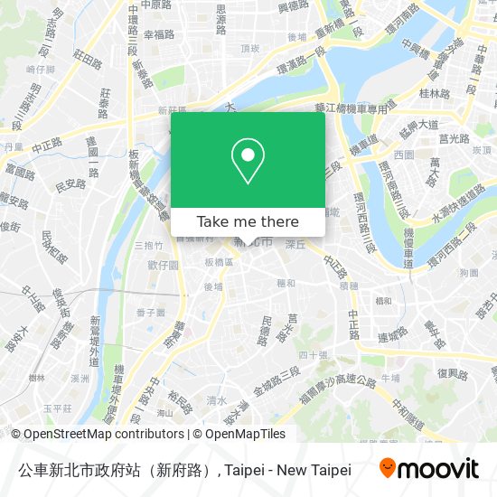 公車新北市政府站（新府路） map
