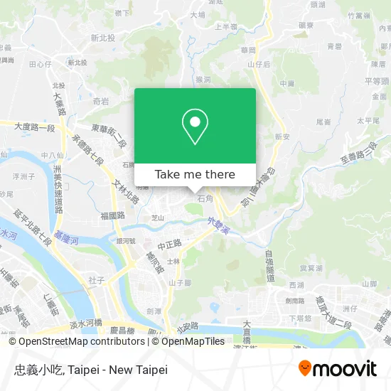 忠義小吃 map