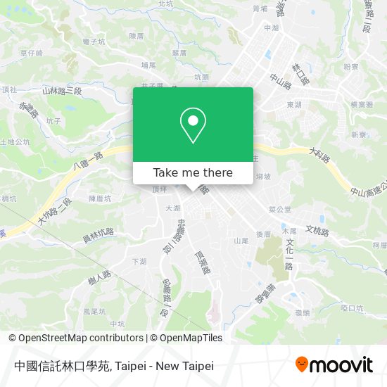 中國信託林口學苑 map