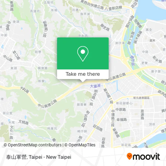泰山軍營 map