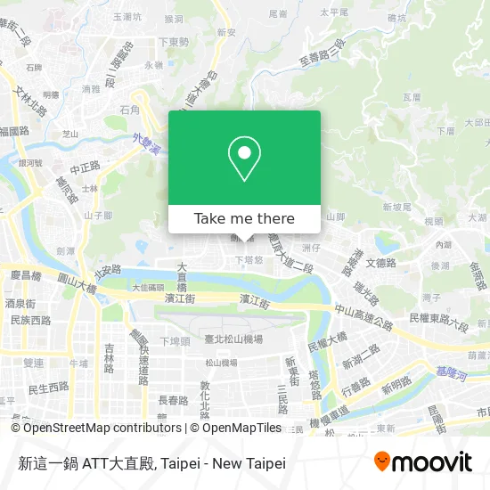 新這一鍋 ATT大直殿 map