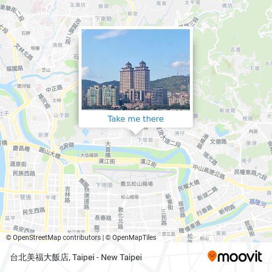 台北美福大飯店 map