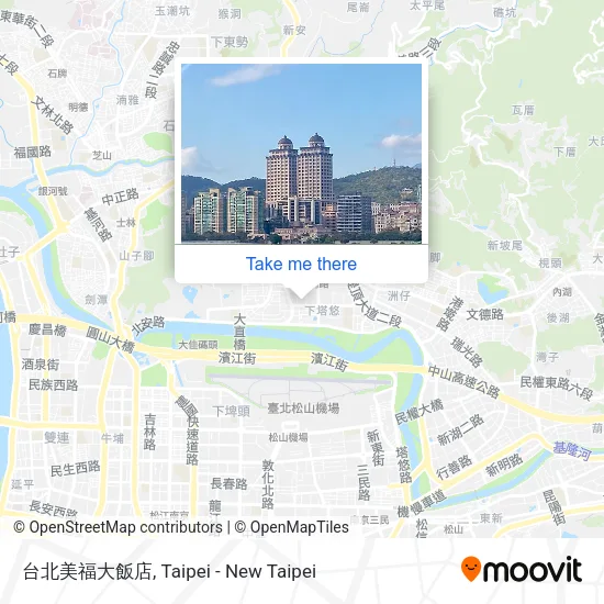 台北美福大飯店地圖
