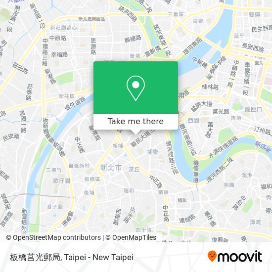 板橋莒光郵局 map