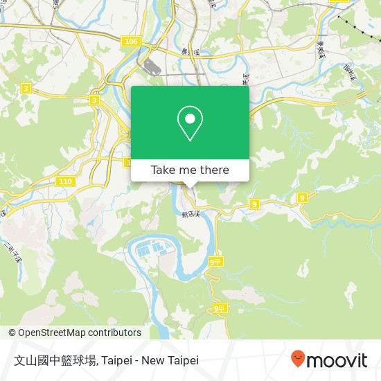 文山國中籃球場 map