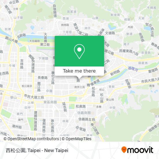 西松公園 map