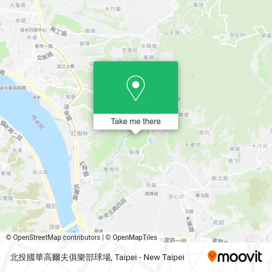 北投國華高爾夫俱樂部球場 map
