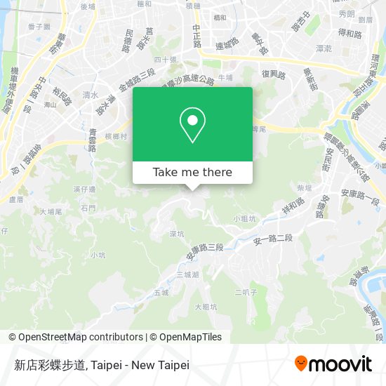 新店彩蝶步道 map
