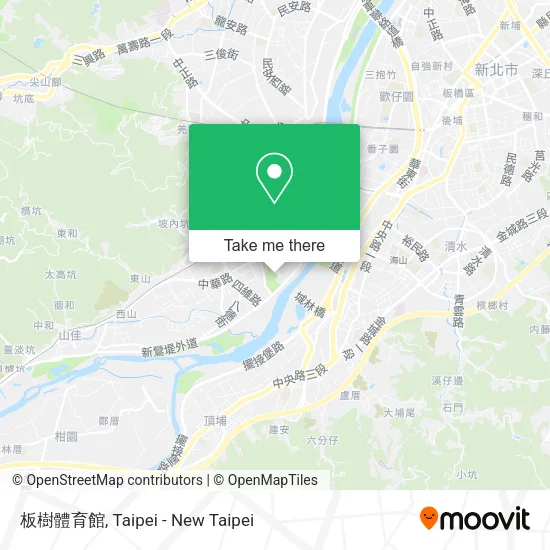 板樹體育館地圖