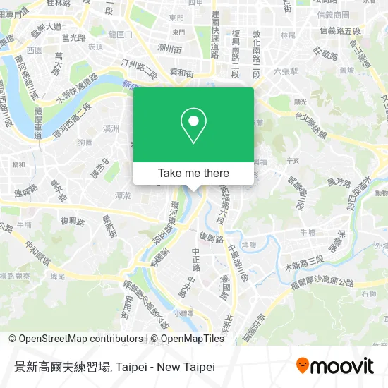 景新高爾夫練習場 map