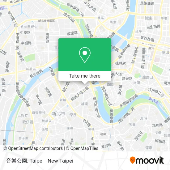 音樂公園地圖