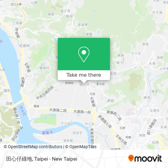田心仔綠地 map
