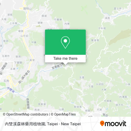 內雙溪森林藥用植物園地圖