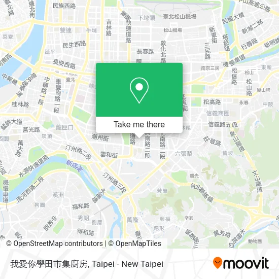 我愛你學田市集廚房地圖