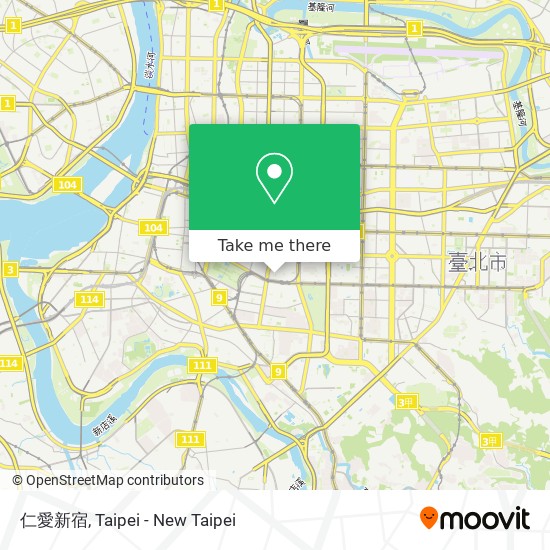 仁愛新宿 map