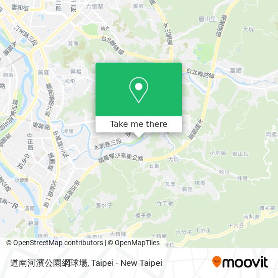 道南河濱公園網球場 map