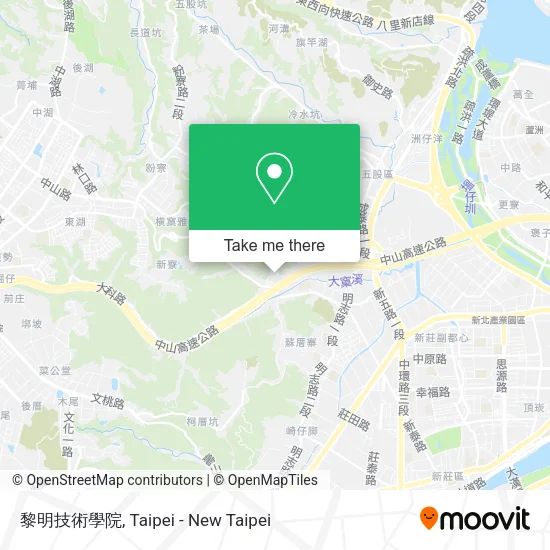 黎明技術學院地圖