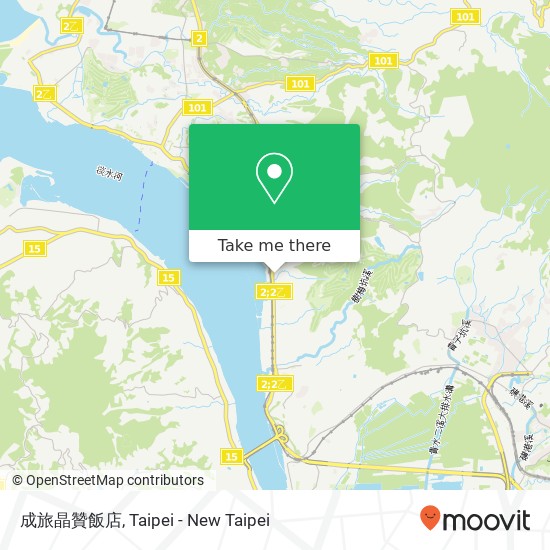 成旅晶贊飯店 map