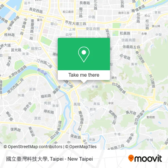 國立臺灣科技大學地圖