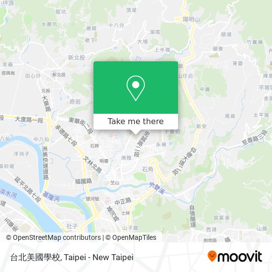 台北美國學校 map