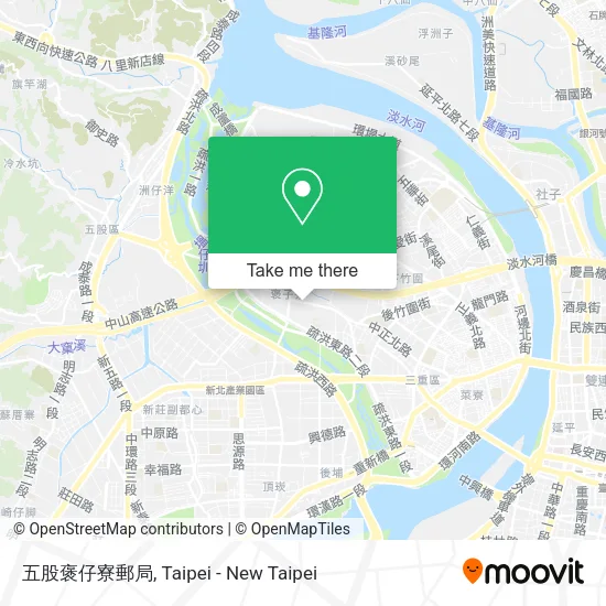 五股褒仔寮郵局地圖
