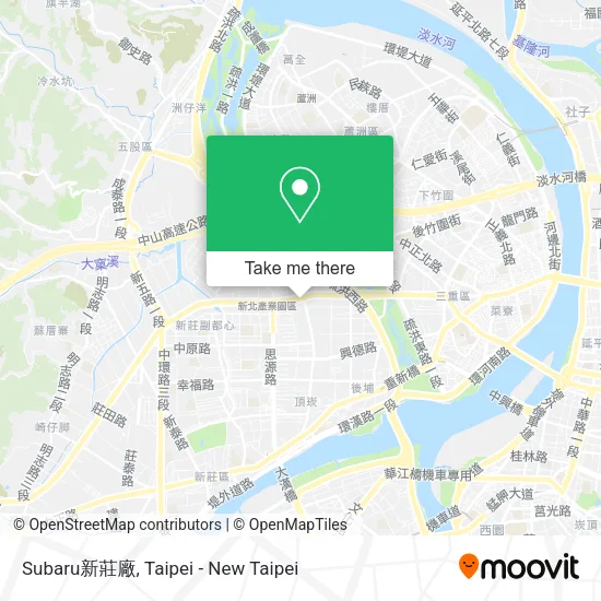 Subaru新莊廠地圖