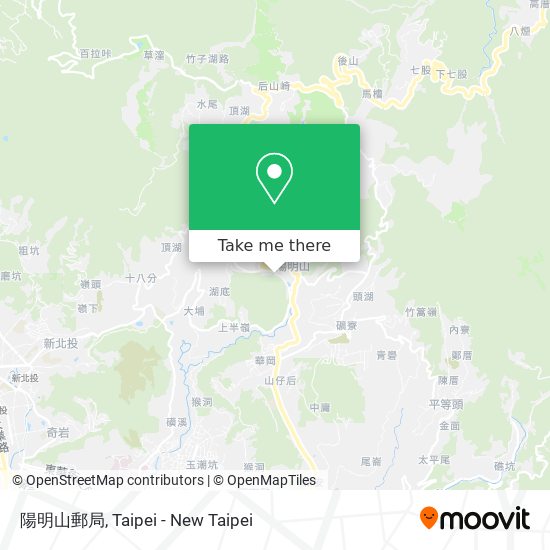 陽明山郵局 map
