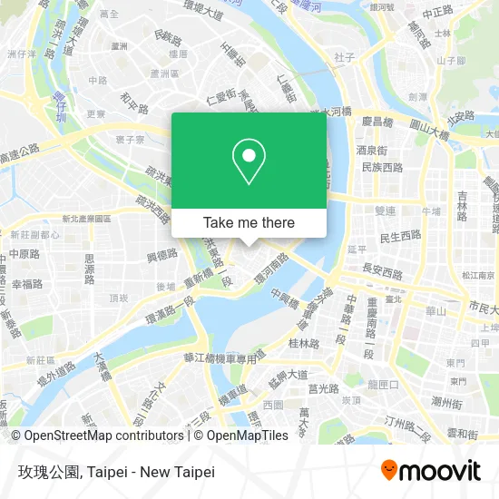 玫瑰公園 map