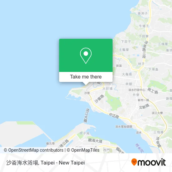 沙崙海水浴場地圖