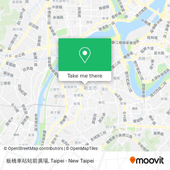 板橋車站站前廣場 map
