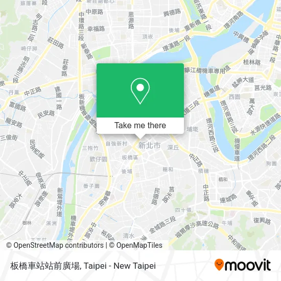 板橋車站站前廣場 map