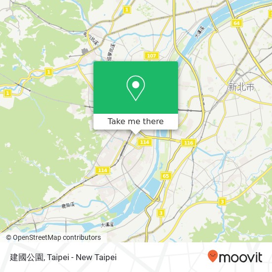 建國公園 map