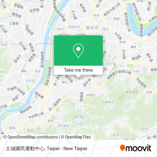 土城國民運動中心地圖
