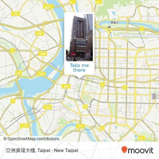 亞洲廣場大樓 map