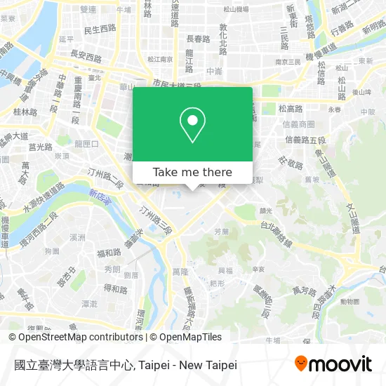 國立臺灣大學語言中心地圖