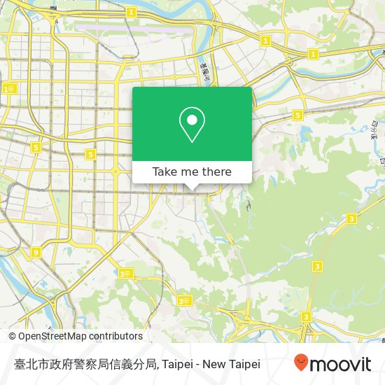 臺北市政府警察局信義分局 map