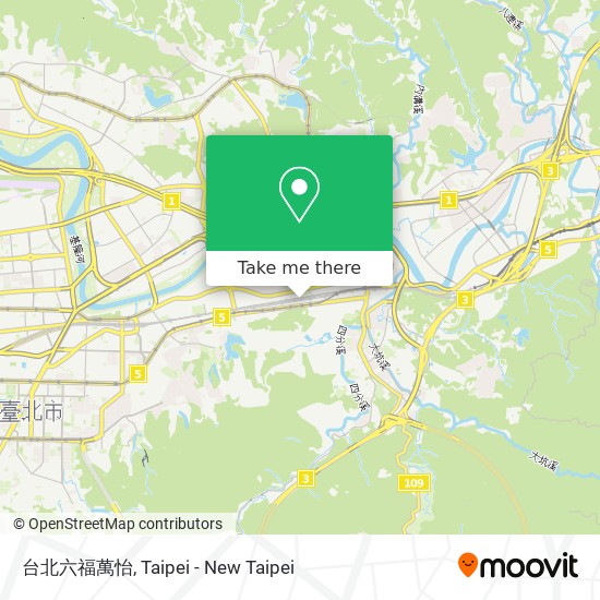 台北六福萬怡 map