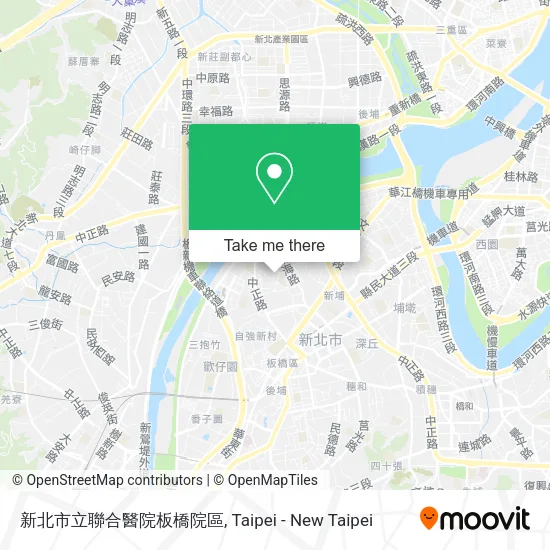 新北市立聯合醫院板橋院區 map
