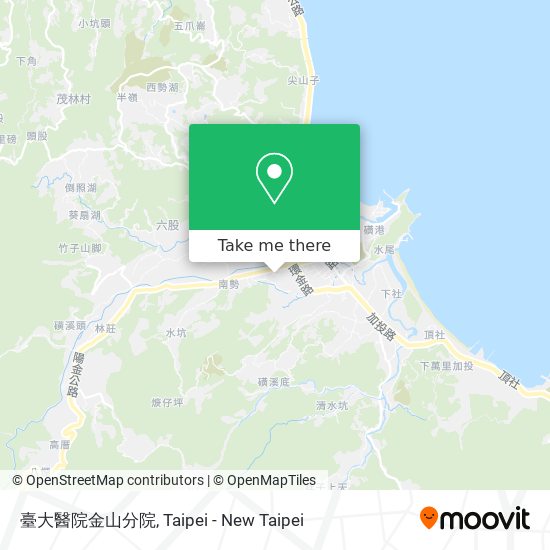臺大醫院金山分院 map