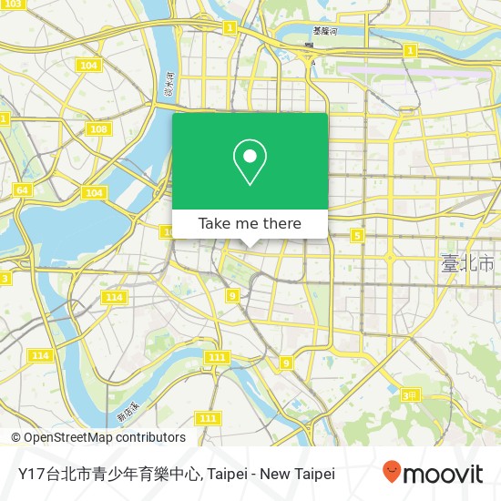Y17台北市青少年育樂中心 map
